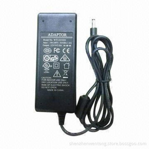 12V/3A Power Adapters with One Year Warranty, Sized 115 x 47 x 32mm